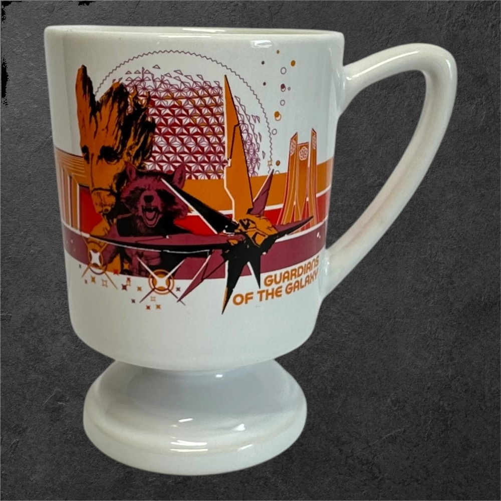 Disney Marvel‎ Guardians of the Galaxy Mug Epcot Cosmic Rewind White 5in